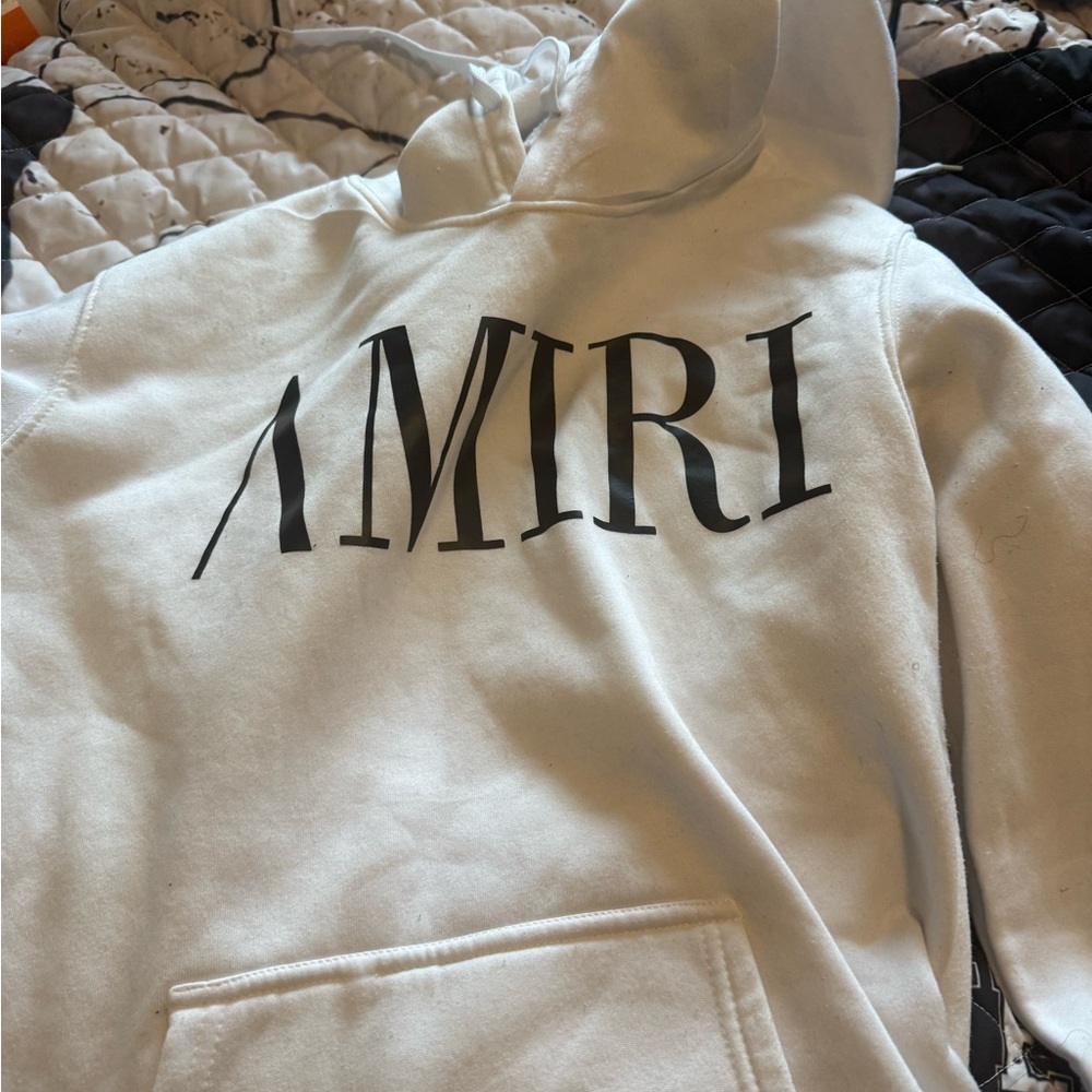 White Amiri Hoodie